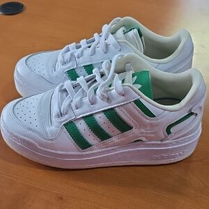 Adidas Forum XLG 'White Green' IE0236 Womens Sneakers
